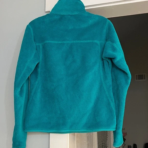 Patagonia Re-Tool Snap- T Aqua Turquoise Fleece Jacket Women’s size S - Picture 3 of 16